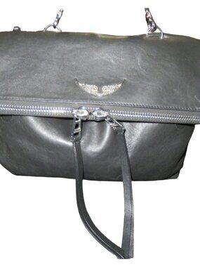 Zadig & Voltaire Rock French leather crossbody Handbag HUGE 5 compartments